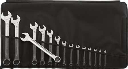 Jeu clés mixtes DIN3113A 15pcs. 