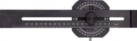 Trusquin à tracer haute précision avec rapporteur d'angle 200mm 