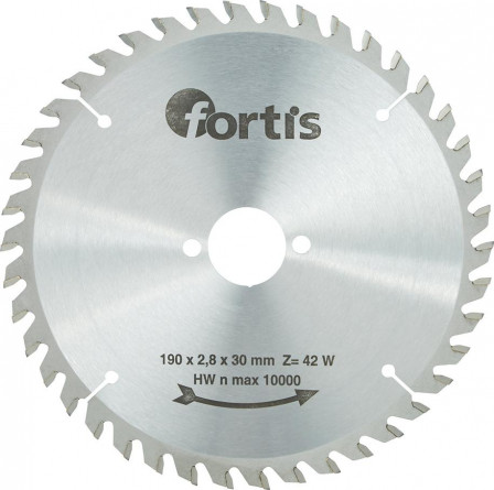 La scie cir carb 190x2,8 x30mm Z42W 