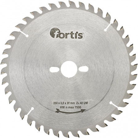 La scie cir carb 250x3,2 x30mm Z42UW 