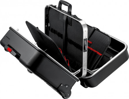 Jeu d'outils Twin Électronique 63 pcs. dans un chariot 