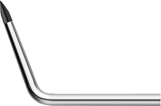 Pointe de rechange CrV recourbée 