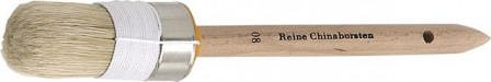 Pinceau rond peintre bobinage double soies de Chine claires T.08 