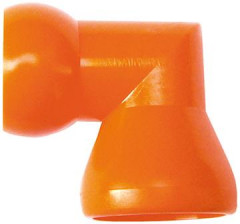 Raccord coudé 2 pièces pour tuyau d'agent réfrigérant 1/2