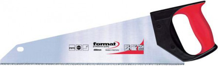 Scie à main avec manche bicomposant 450mm 7 dents par pouce 