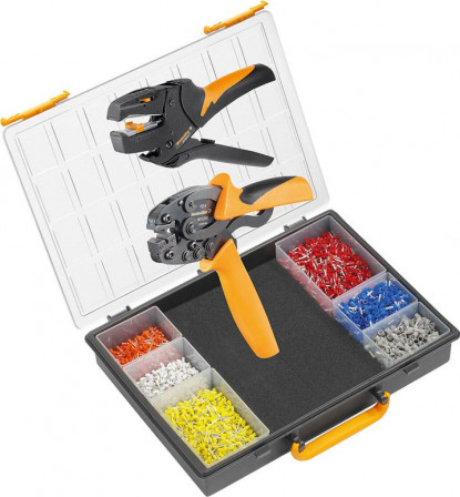 Jeu de sertissage pour cosses 0,5-4mm2 