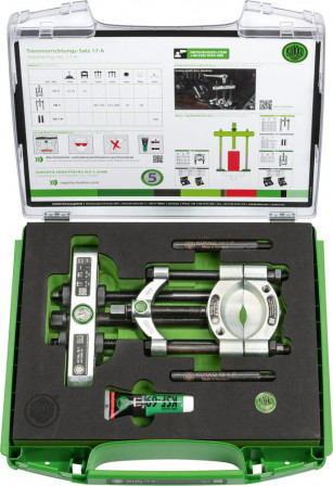 Jeu d'outils à décoller/extraire les roulements 75mm 