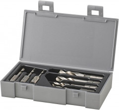 Jeu de forets hélicoïdauxtype embout HSS 2-8mm 7 pièces 