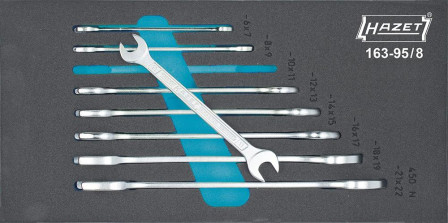 Module d'outillage 163-95/8 clés à fourche double 