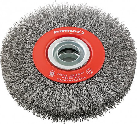 Brosse circulaire acier 125x22mm 
