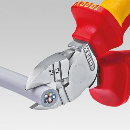 Pince à dénuder coupante diagonale VDE 160mm mm2 