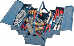 Jeu d'outils Ajusteur 56pièces dans une malletteentôle d'acier 