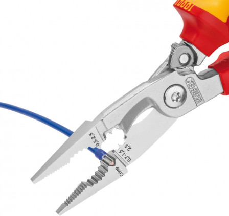 Pince pour installations electriques chromee 1 200mm