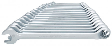 Jeu de clés mixtes DIN3113B 6-22mm 17 pièces 