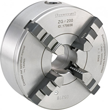 Mandrin de tour à 4 mors DIN6350 fonte 250mm 