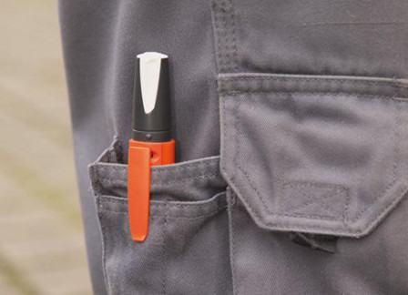 Marqueur permanent VISOR industriel rouge 