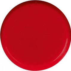Aimant rond rouge 20mm 