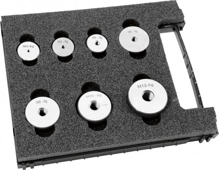 Jeu de bagues filetées N'ENTRE PAS 6G M3-M12 