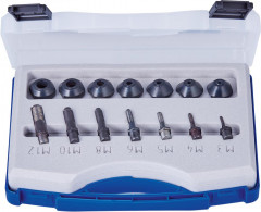 Mandrin fileté et jeu d'embouts pour pince à écrous aveugles FireFox métrique 