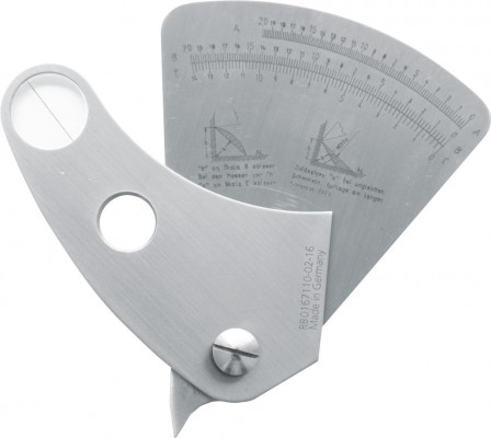 Calibre de soudeur inox 