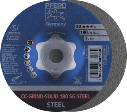 Meule CC-Grind Solid Steel 180mm 