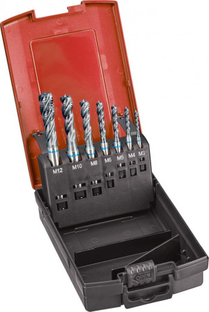 Taraud machine DIN376 HSSE type INOX 6HX M3-M12 