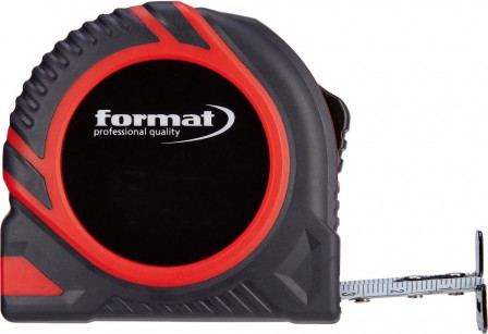 Mètre-ruban de poche 3mx16mm blanc 