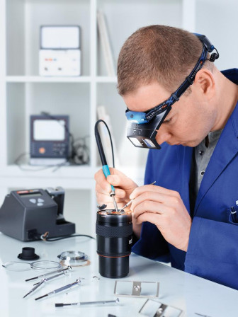 Loupe serre-tête BINO-LED