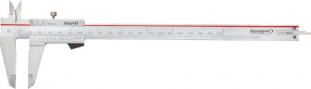 Pied à coulisse de poche vis blocage inox 200mm 