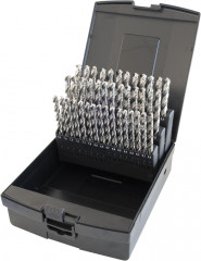 HSS Co5, type N, rectifié, FORTIS, jeu de forets hélicoïdaux