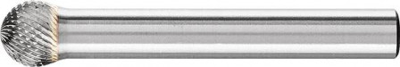Fraise sur tige carb Forme sphér. 0807 MICRO 6mm 8x7mm 
