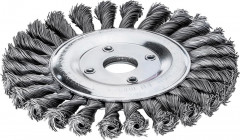 Brosse ronde métallique 115x12mm, tors. 0,5mm 