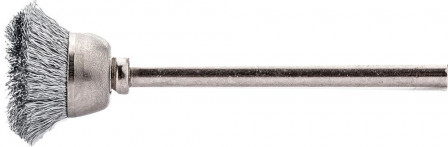 Brosse boisseau min. métal ond. 18x0,1mm 