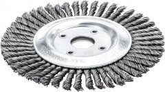 Brosse pipel. métall. 115x6mm tors. 0,5mm 