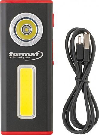 Lampe man. LED batt. alu 500Lumen 