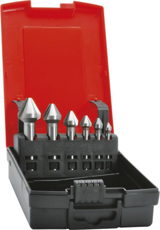 Jeu fr. con. DIN334 HSS Forme C 60degrés 6,3 - 25,0mm 