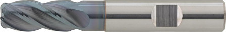 Fraise haute performance carbure monobloc TiALN queue HB D4 8/R2mm 