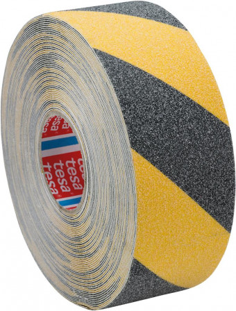 Anti-dérapant 15m x 50mm, noir/jaune