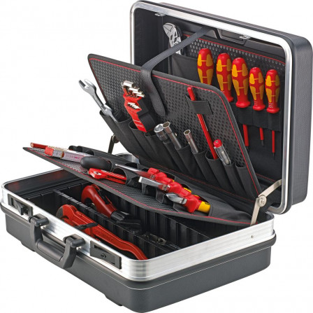 Valise à outils 460x315x170mm ABS Tableau avec sacs 
