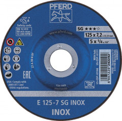 Meule d'ébarbage coudée pour CrNi A30NSG 178-8,3mm