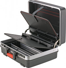 Valise à outils 470x360x210mm ABS Tableau modules enfich. 