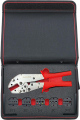 Jeu outils de sertissage avec éléments amovibles 5pièces 