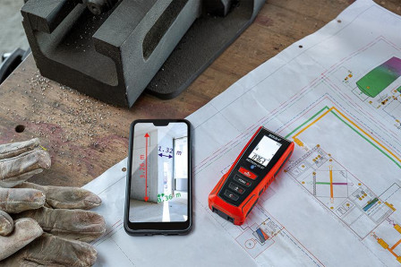 Télémètre laser METRON 60BT accessoires  incl us