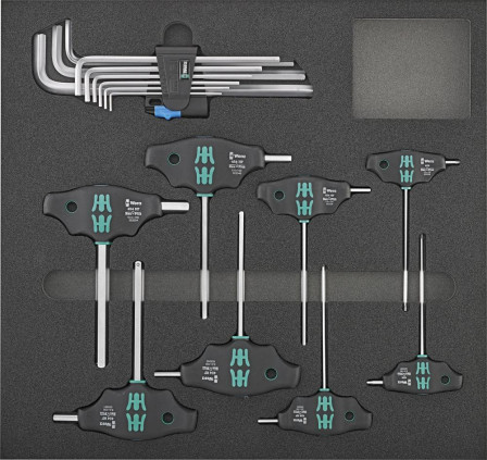 Module d'outillage 2/3 Manche en T six pans creux 