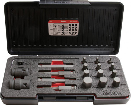 Jeu d'embouts à choc 7/16