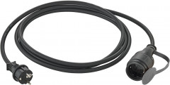 Câble de rallonge contactde sécurité 15m H07RN-F3G1,5 IP44 avec fixation de câble 