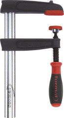 Presse à vis en fonte malléable avec manche bicomposant 160x80mm 