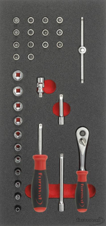 Module d'outillage 1/3 douille 1/4