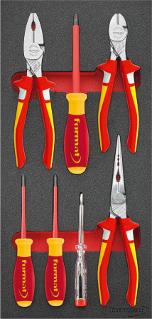 Module d'outil 1/3 Tournevis pince VDE 