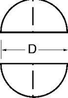 Burin semi-circulaire carbure monobloc rectifié 8x75mm 